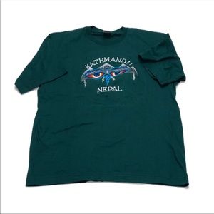 Vintage Kathmandu Nepal Mt Everest Shirt